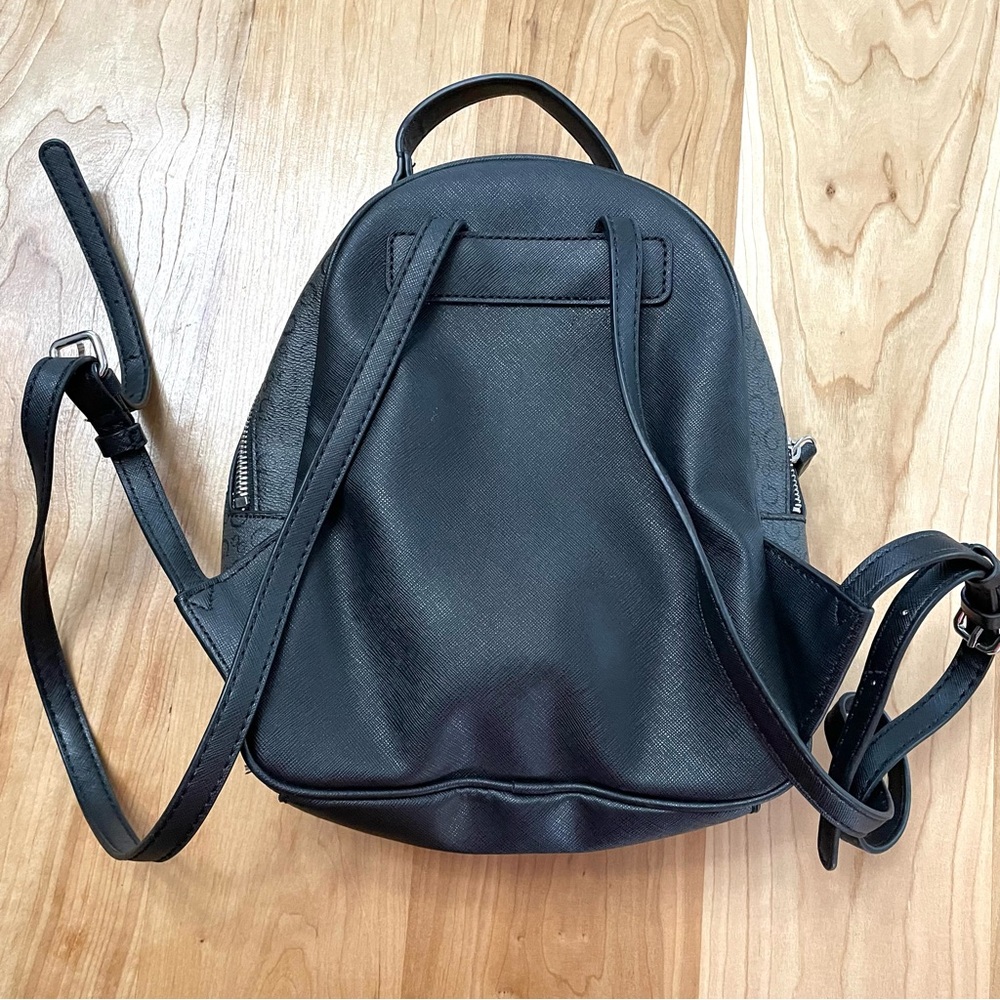 Guess Black Mini-Backpack Purse PVC - Picture 2 of 6
